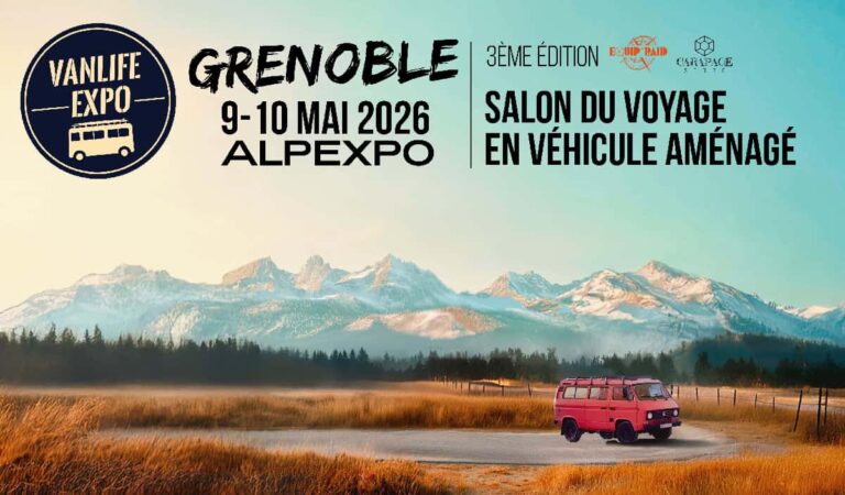 ALPES AMÉNAGEMENT CAMPING-CAR au Vanlife Expo Grenoble 2026 : rendez-vous les 9 et 10 mai à Alpexpo